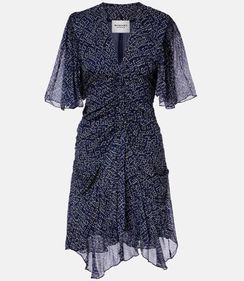 Vestido de gasa estampado Vivienne